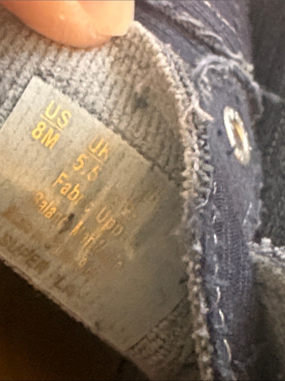 Blowfish Frayed Denim Slip-On Sneakers - Navy Blue - Picture 5 of 7